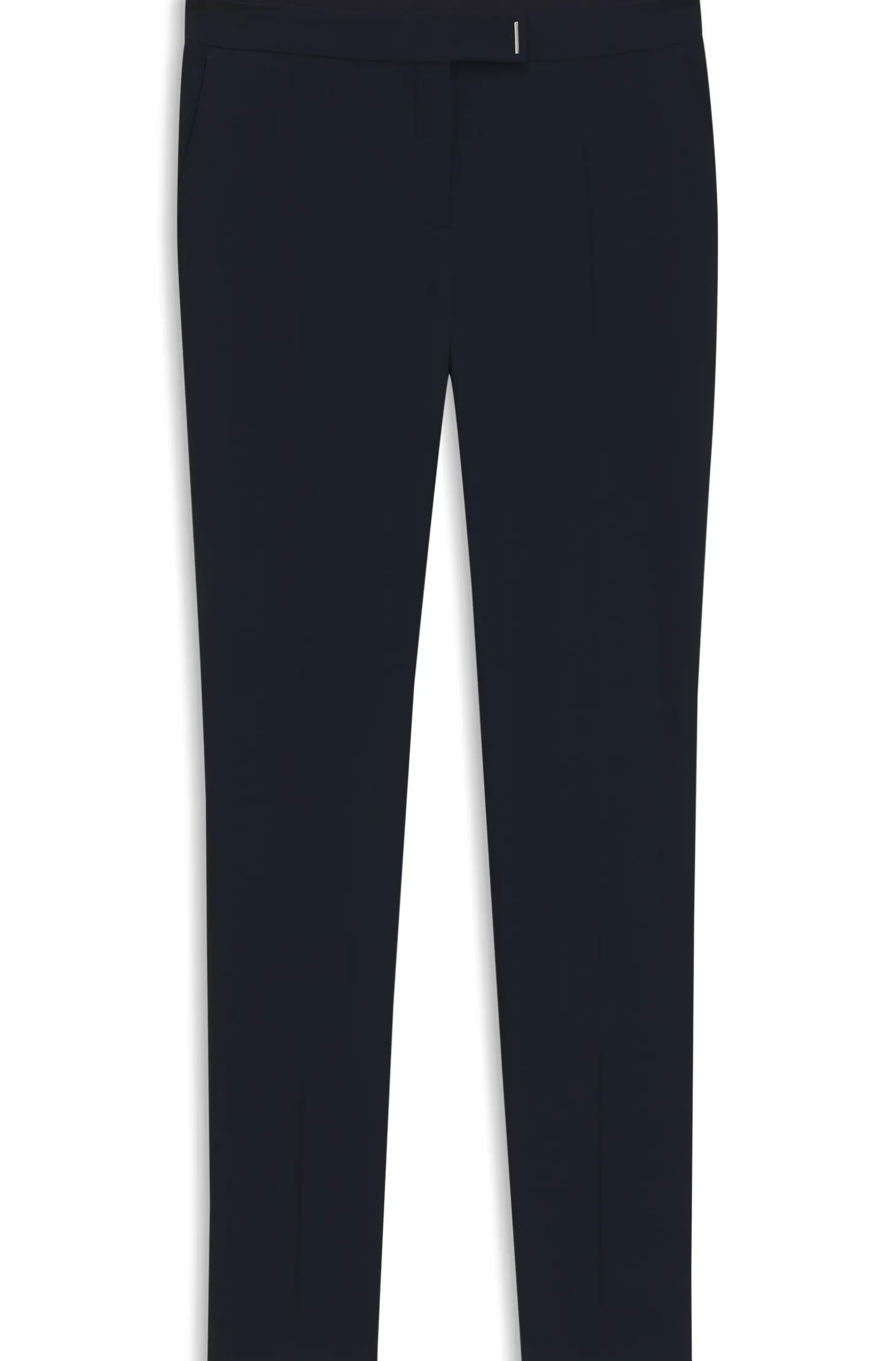 Slim-Fit Hose mit geschlitztem Saum