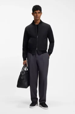 Slim-Fit Jacke aus Performance-Stretch-Jersey