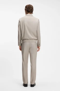 Slim-Fit Jacke aus Stretch-Twill