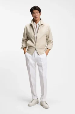 Slim-Fit Jackett aus Leinen