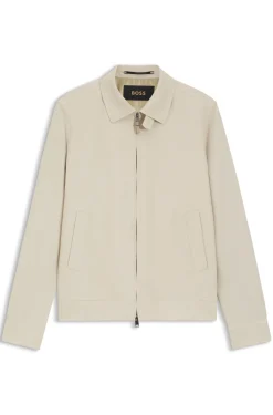Slim-Fit Jackett aus Leinen