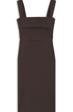 Slim-Fit Jersey-Kleid mit Lagen-Detail