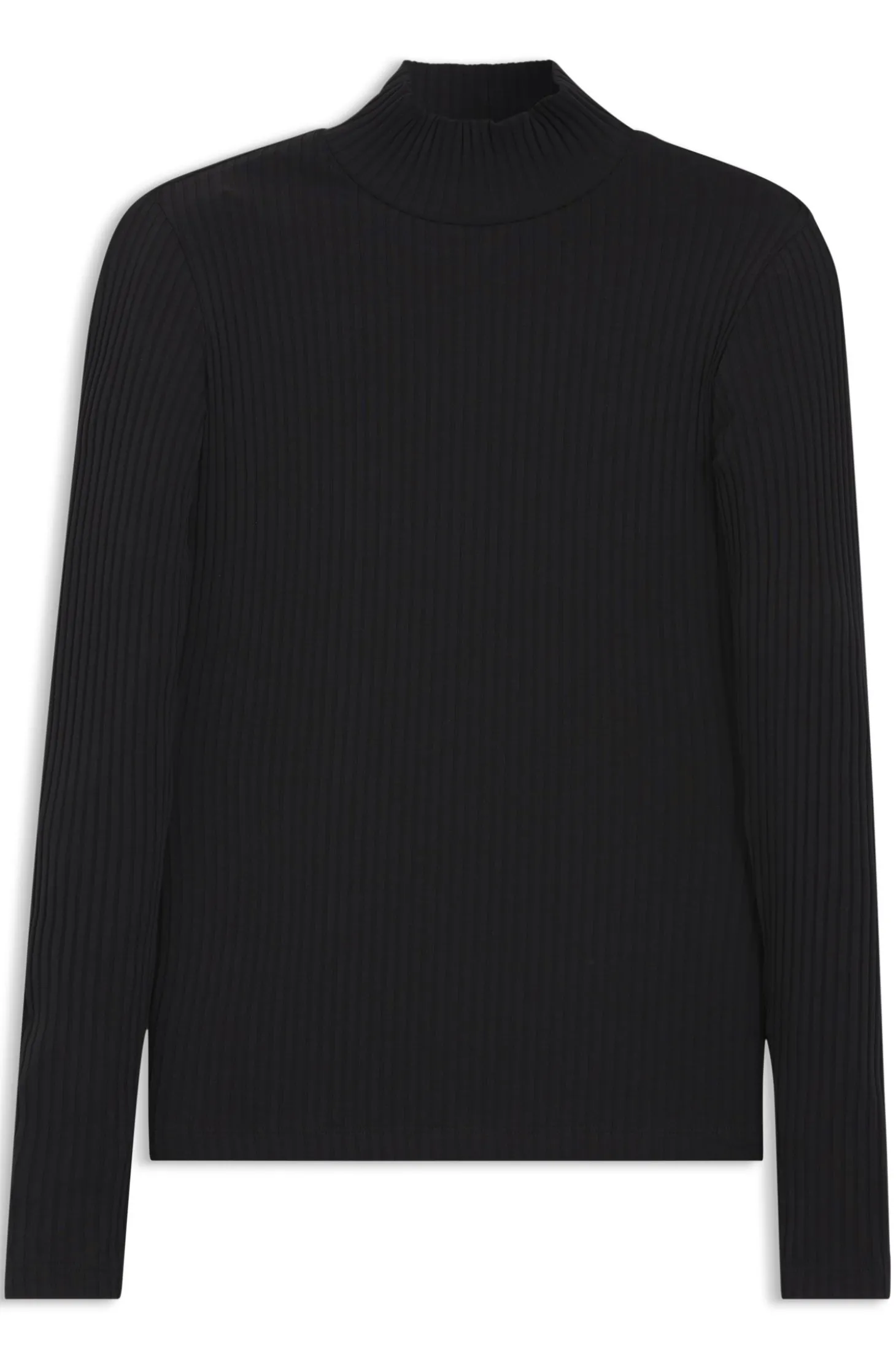 Slim-Fit Longsleeve aus Stretch-Baumwolle mit Logo-Print