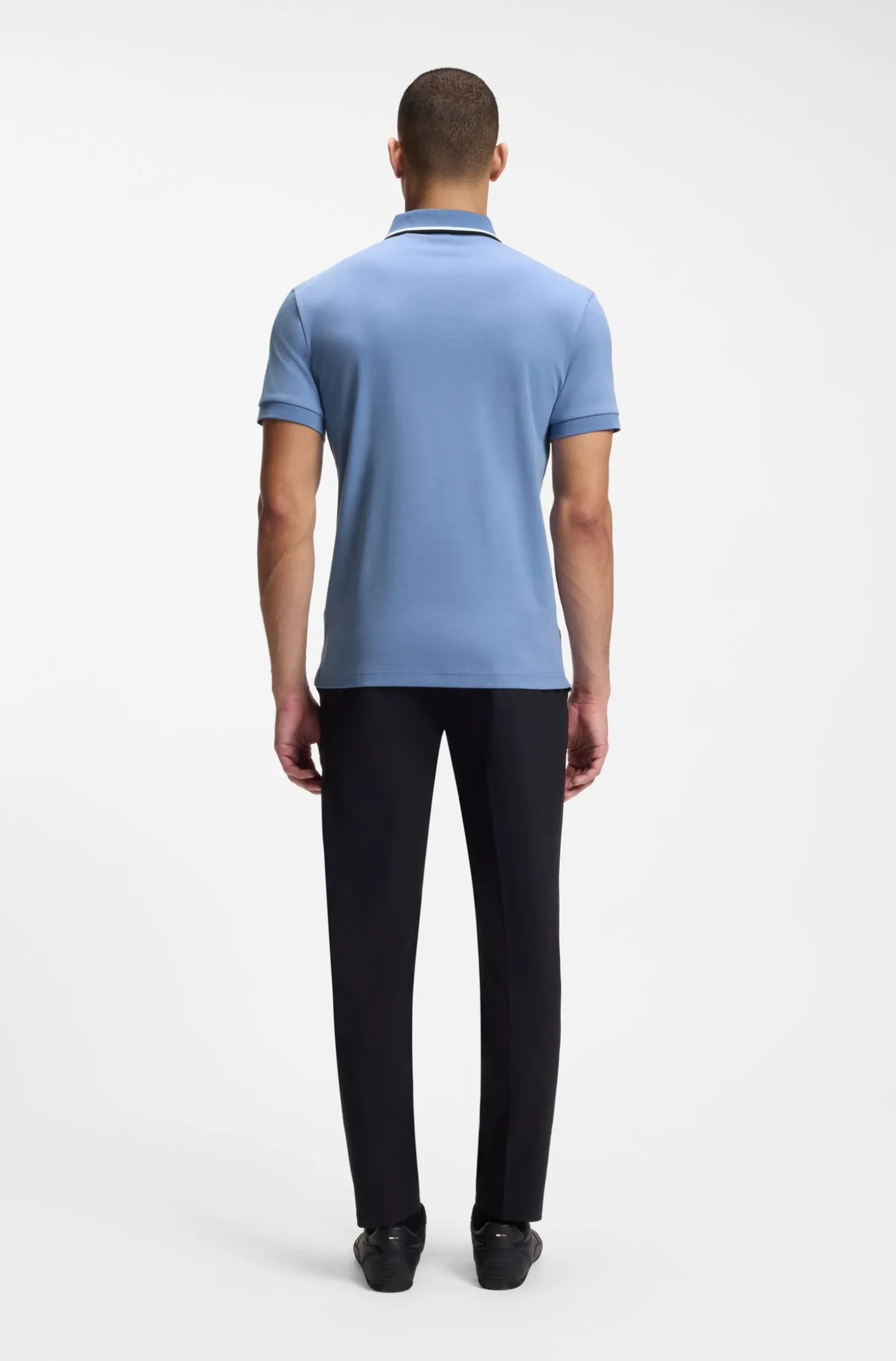 Slim-Fit Paddy Poloshirt aus Interlock-Baumwolle