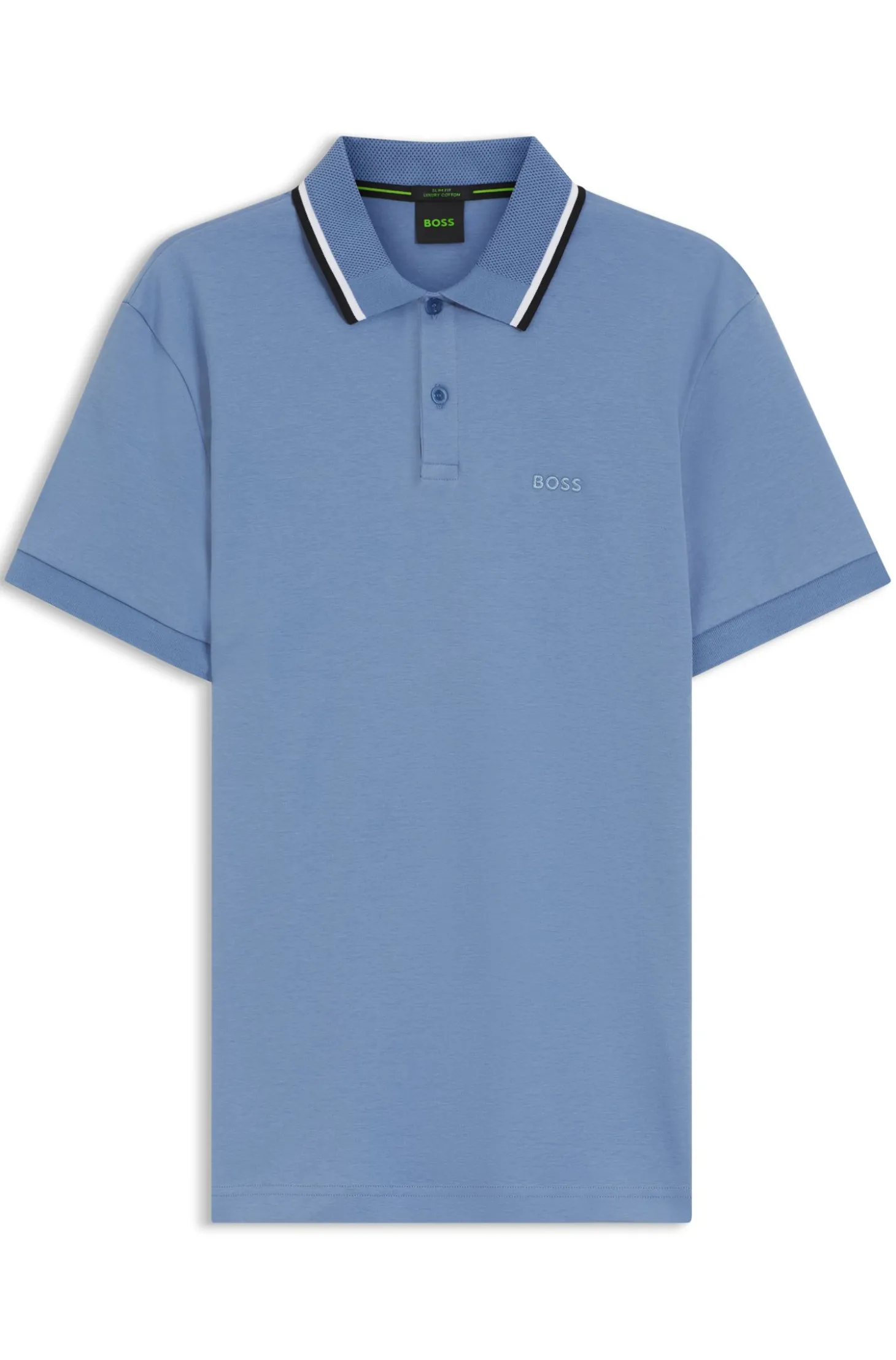 Slim-Fit Paddy Poloshirt aus Interlock-Baumwolle