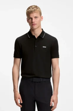 Slim-Fit Poloshirt aus Baumwoll-Piqué mit Logo
