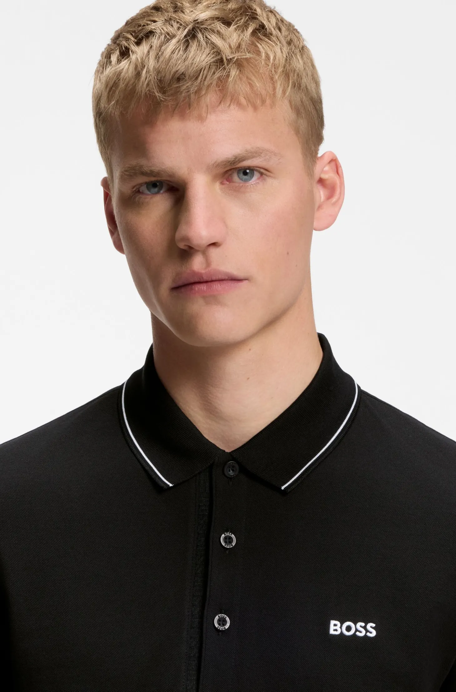 Slim-Fit Poloshirt aus Baumwoll-Piqué mit Logo