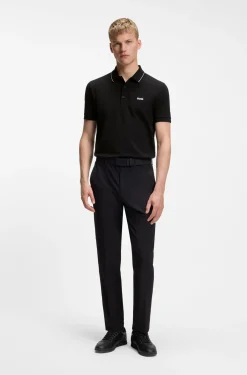 Slim-Fit Poloshirt aus Baumwoll-Piqué mit Logo