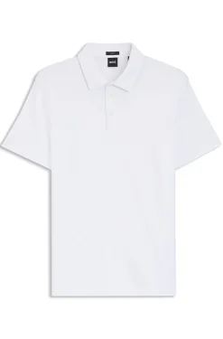 Slim-Fit Poloshirt aus Interlock-Baumwolle