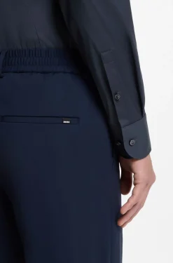 Slim-Fit Popeline-Hemd aus bügelleichtem Baumwoll-Mix