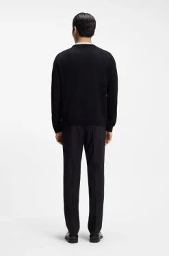 Slim-Fit Pullover aus Merinowolle