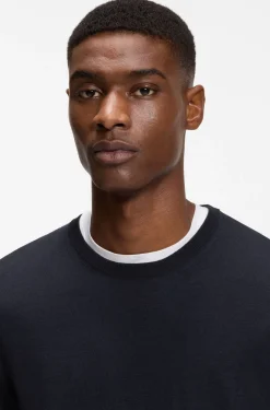 Slim-Fit Pullover aus Merinowolle