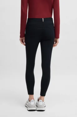 Slim-Fit Reithose mit Kniebesatz