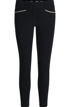 Slim-Fit Reithose mit Kniebesatz