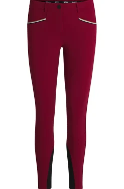 Slim-Fit Reithose mit Kniebesatz