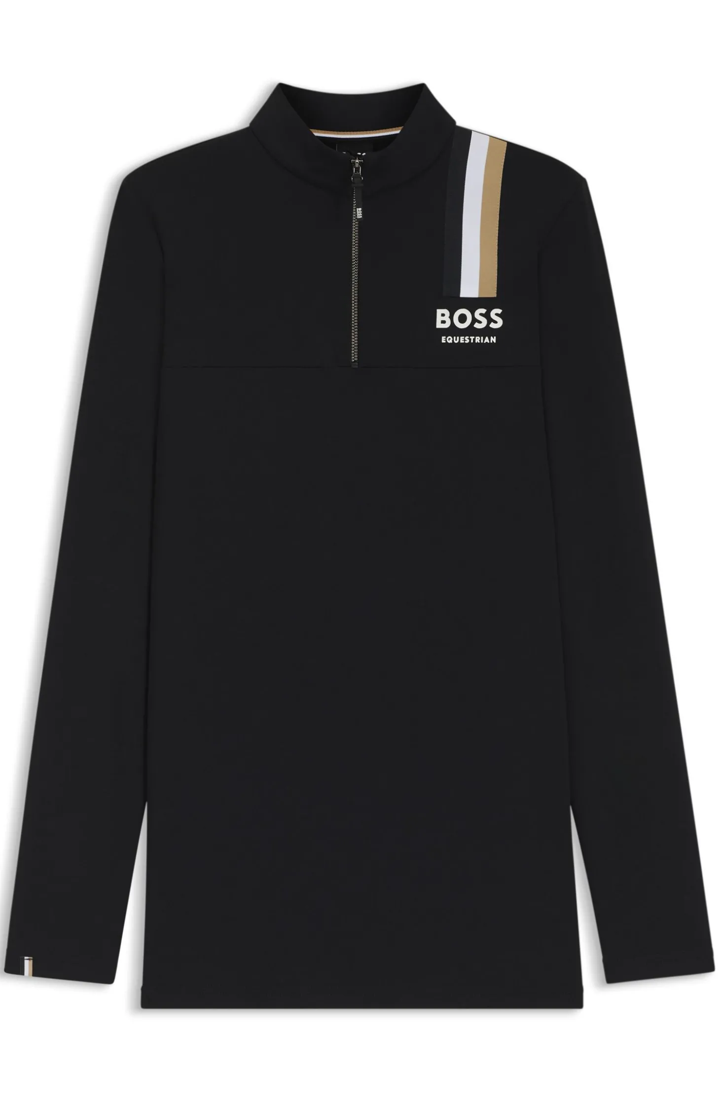 Slim-Fit Reitsport-Trainingsshirt aus Power-Stretch-Material