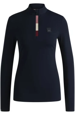 Slim-Fit Reitsport-Trainingsshirt aus Super-Stretch-Gewebe