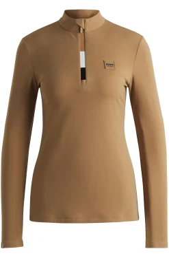 Slim-Fit Reitsport-Trainingsshirt aus Super-Stretch-Gewebe