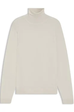Slim-Fit Rollkragenpullover aus extrafeiner Merinowolle