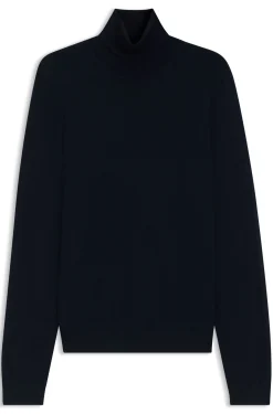 Slim-Fit Rollkragenpullover aus extrafeiner Merinowolle