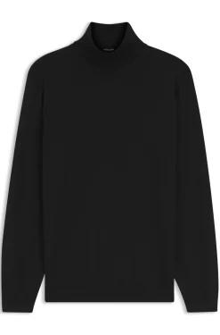 Slim-Fit Rollkragenpullover aus extrafeiner Merinowolle