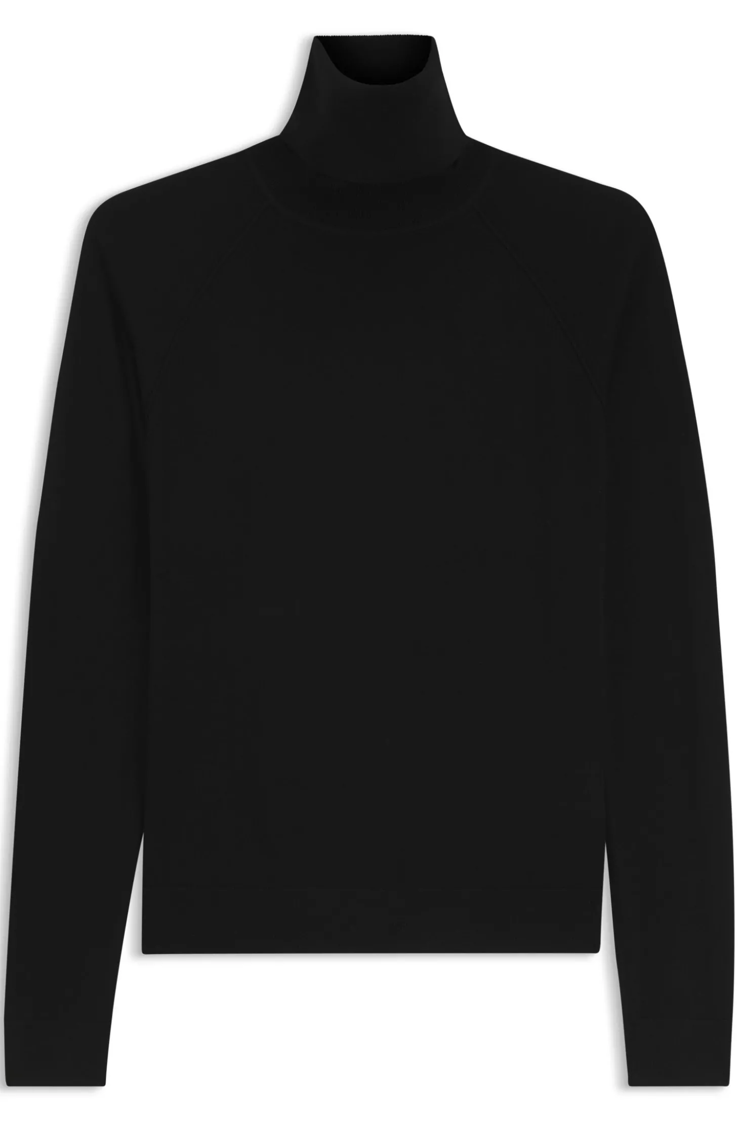 Slim-Fit Rollkragenpullover aus extrafeiner Merinowolle