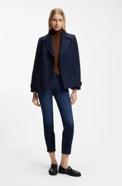Slim-Fit Rollkragenpullover aus extrafeiner Merinowolle