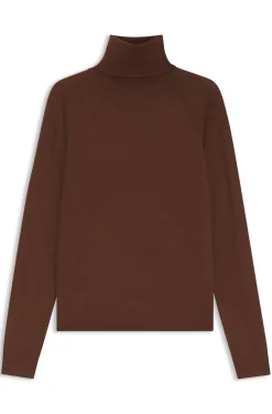 Slim-Fit Rollkragenpullover aus extrafeiner Merinowolle