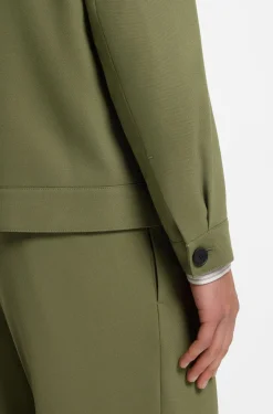 Slim-Fit Sakko aus knitterfreiem Twill