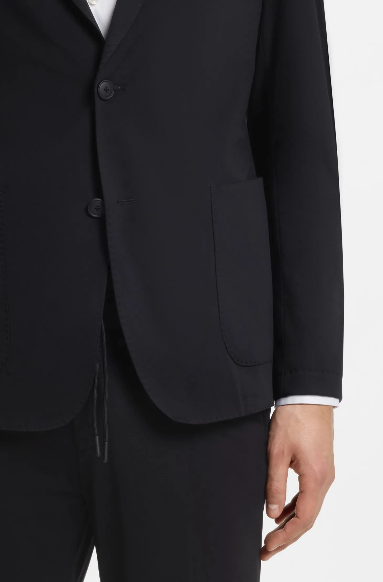 Slim-Fit Sakko aus Performance-Stretch-Jersey