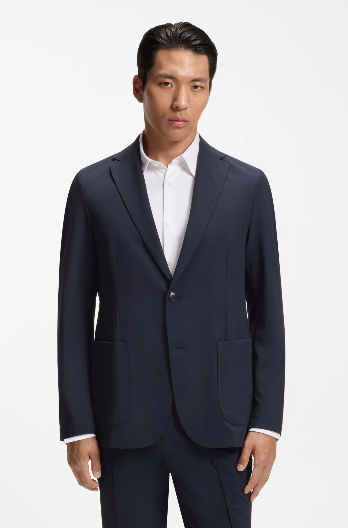 Slim-Fit Sakko aus Performance-Stretch-Gewebe