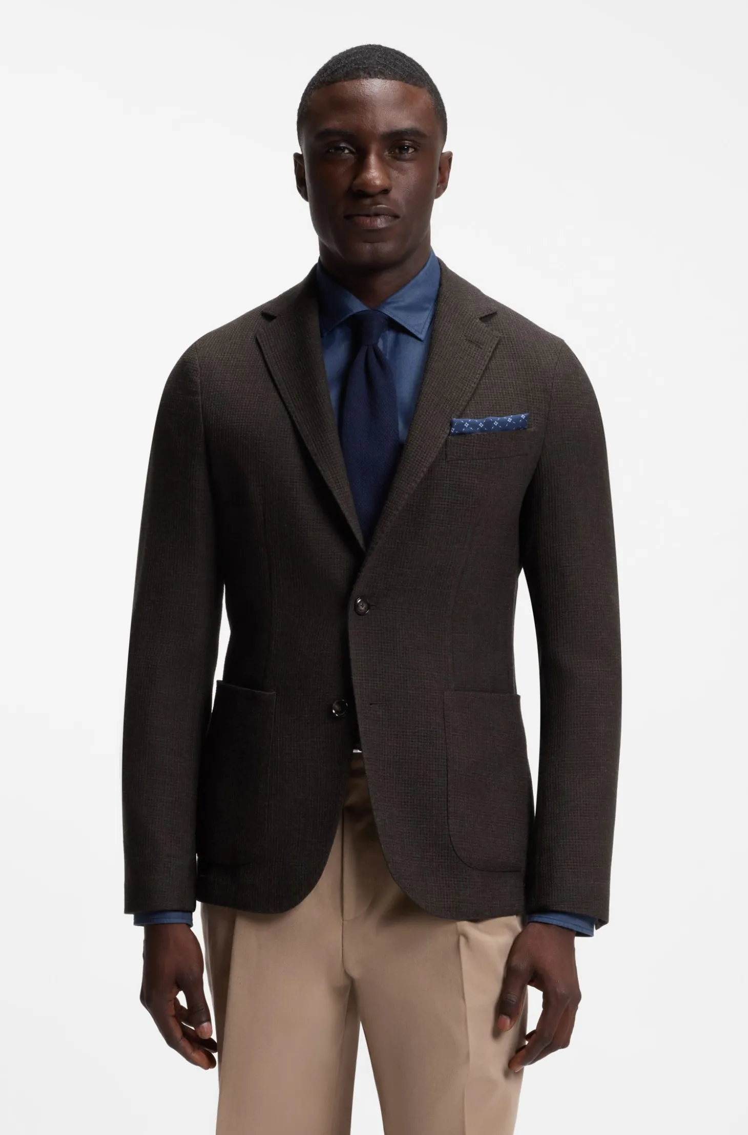 Slim-Fit Sakko aus Schurwolle