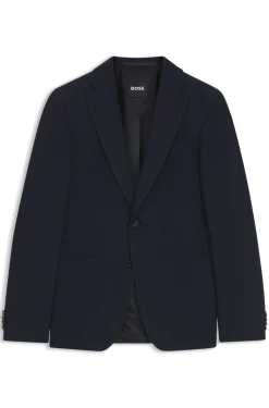 Slim-Fit Sakko aus waschbarer Stretch-Wolle