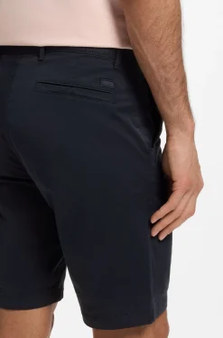 Slim-Fit Shorts aus elastischem Baumwoll-Twill