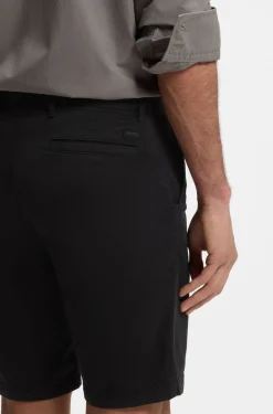 Slim-Fit Shorts aus elastischem Baumwoll-Twill