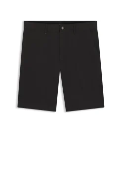 Slim-Fit Shorts aus elastischem Baumwoll-Twill