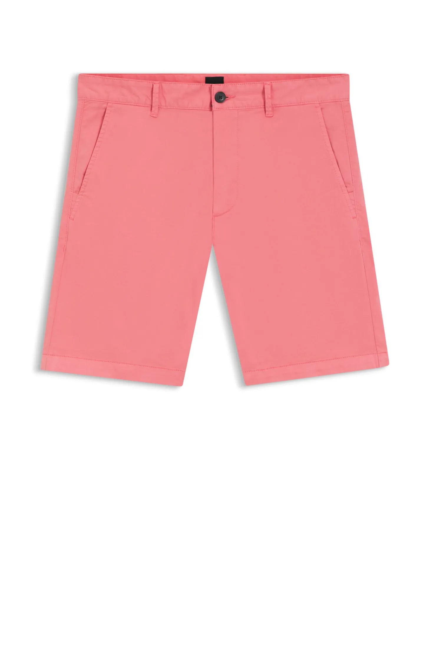 Slim-Fit Shorts aus elastischem Baumwoll-Twill