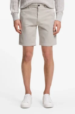 Slim-Fit Shorts aus elastischem Baumwoll-Twill