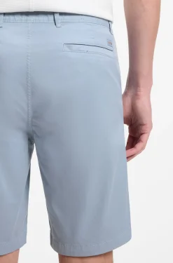 Slim-Fit Shorts aus elastischem Baumwoll-Twill