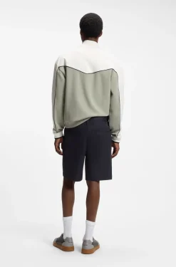 Slim-Fit Shorts aus merzerisierter Stretch-Baumwolle