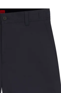 Slim-Fit Shorts aus merzerisierter Stretch-Baumwolle