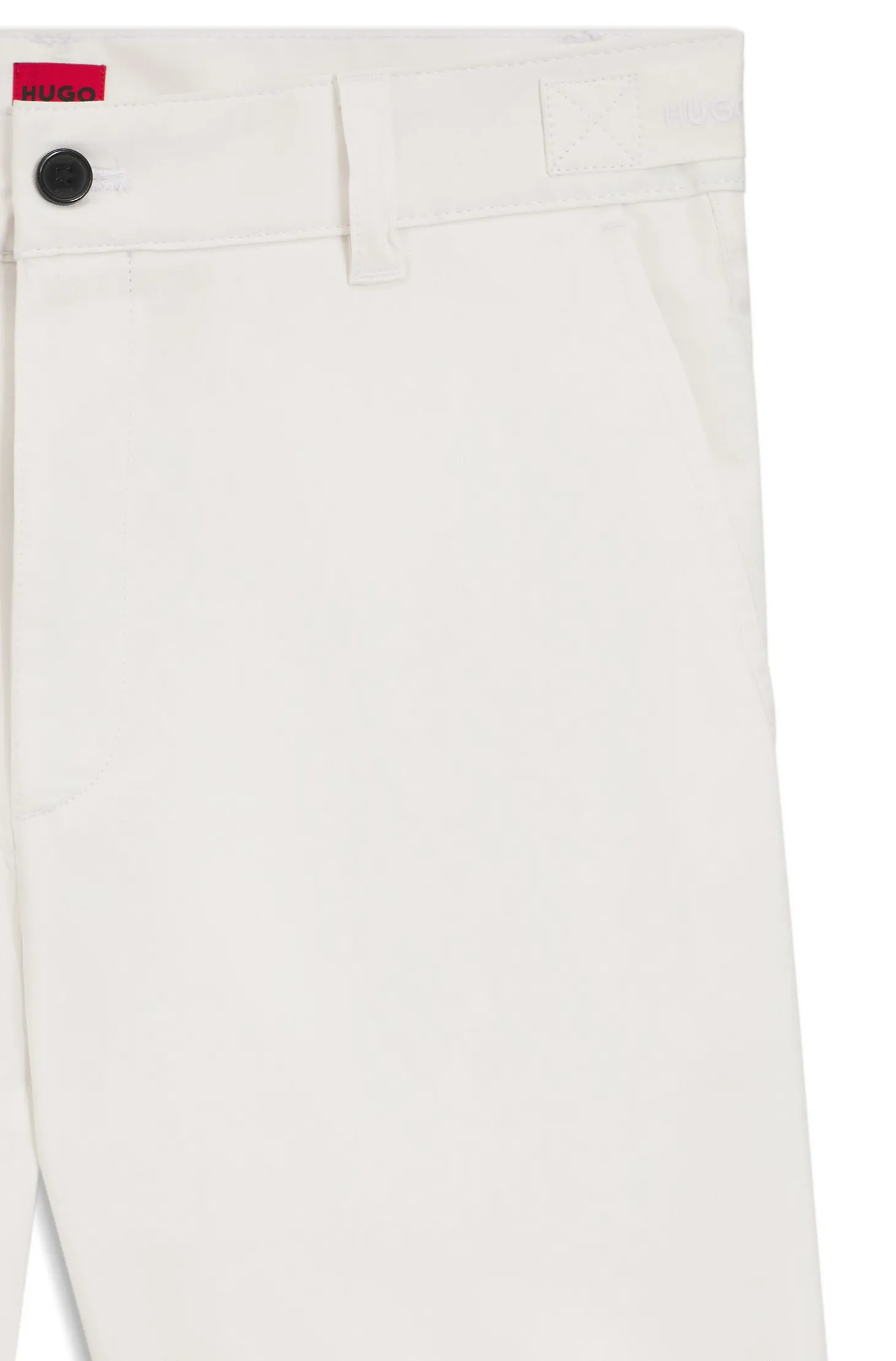 Slim-Fit Shorts aus merzerisierter Stretch-Baumwolle