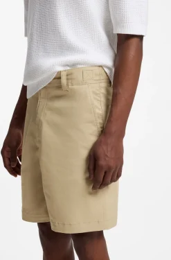 Slim-Fit Shorts aus merzerisierter Stretch-Baumwolle