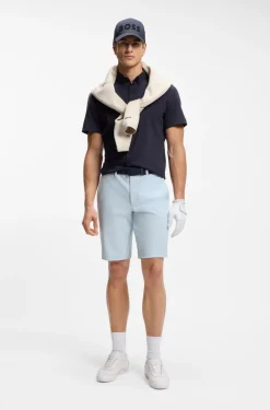 Slim-Fit Shorts aus wasserabweisendem Stretch-Gewebe