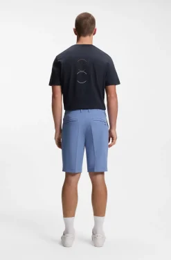Slim-Fit Shorts aus wasserabweisendem Stretch-Gewebe