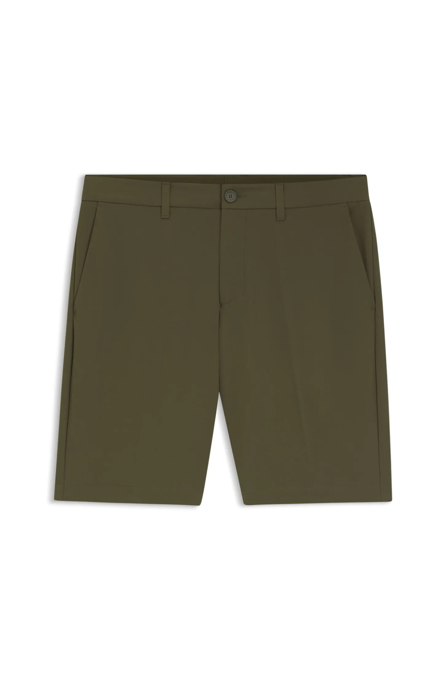 Slim-Fit Shorts aus wasserabweisendem Stretch-Gewebe