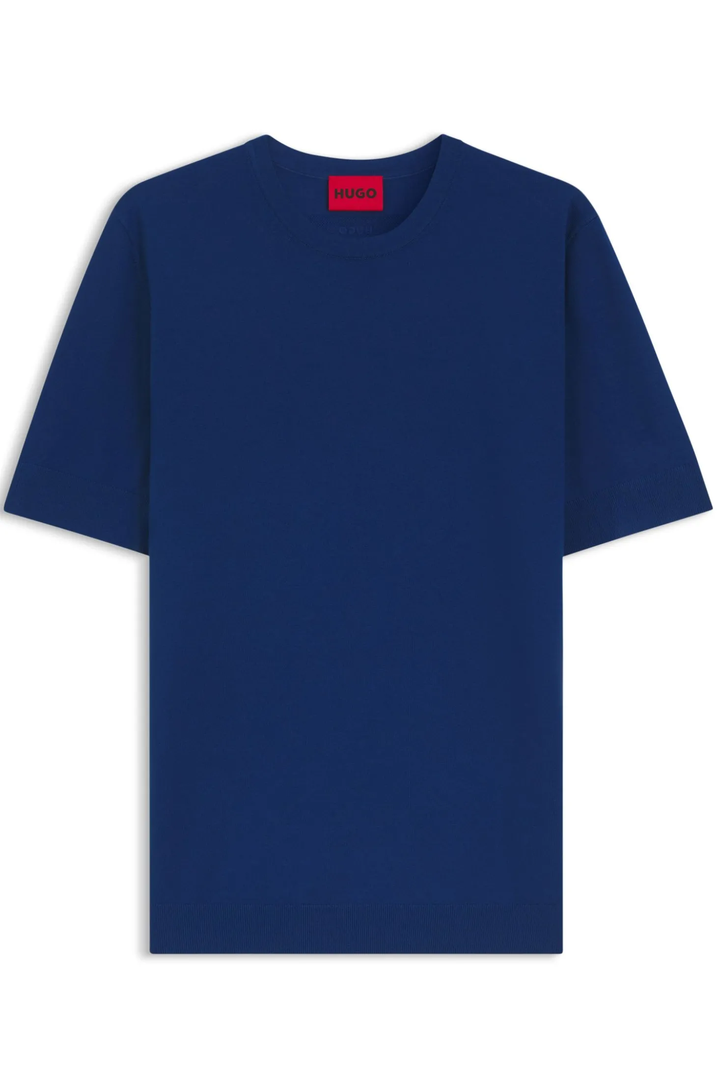Slim-Fit Strick-T-Shirt