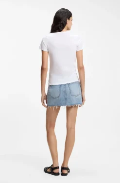 Slim-Fit T-Shirt aus Baumwolle mit Logo-Print