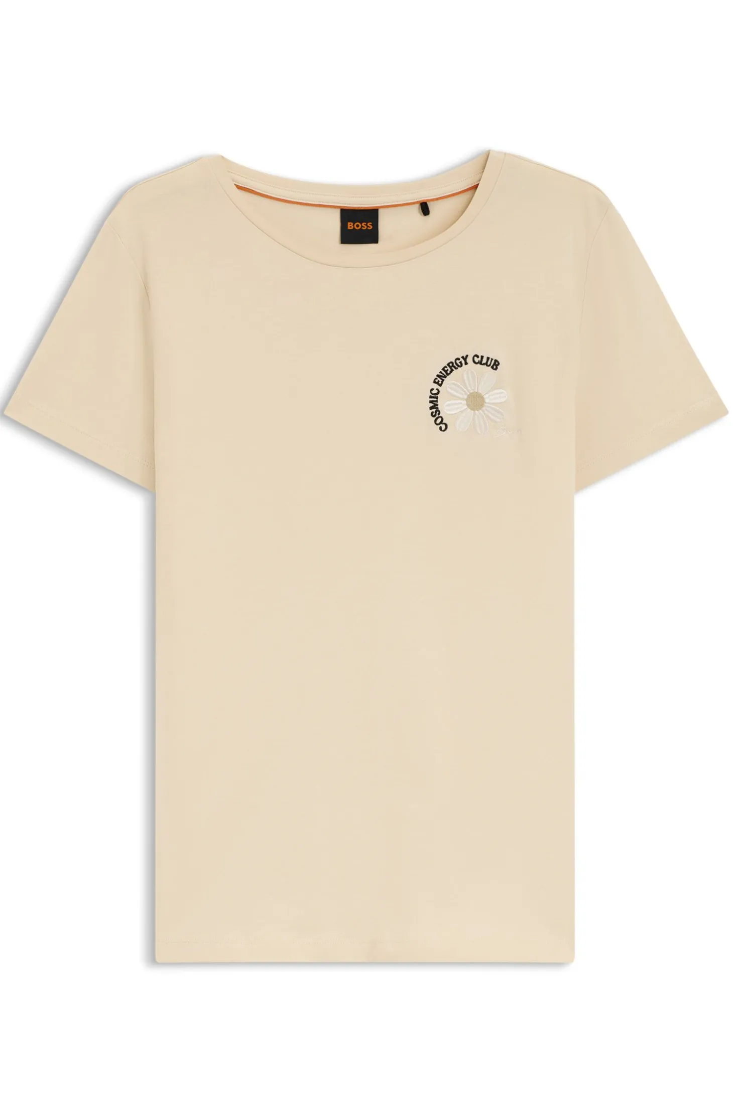 Slim-Fit T-Shirt aus Baumwoll-Jersey mit Artwork-Print