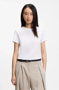 Slim-Fit T-Shirt aus Baumwoll-Jersey mit Double-B-Monogramm